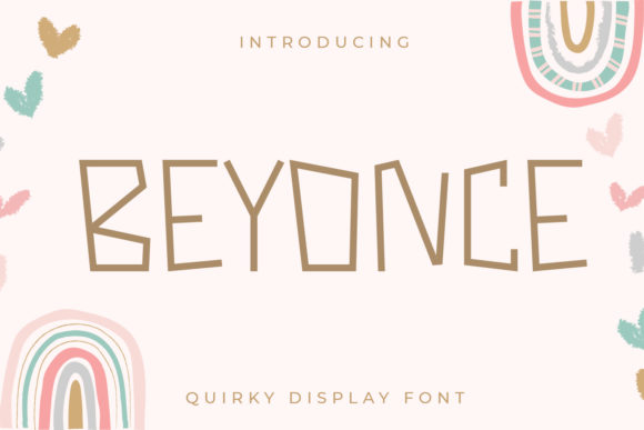 Beyonce Font for Editorial Design
