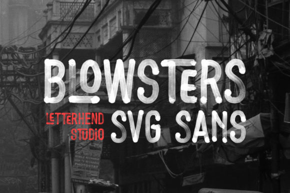 Blowsters: A Bold Display Typeface for Impactful Branding