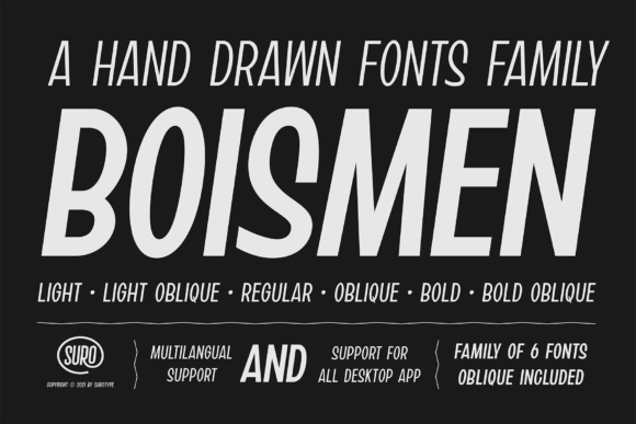Boismen: A Bold Display Font for Modern Web Design