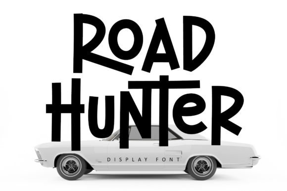 Branding with Road Hunter: A Bold Display Font for Modern Projects