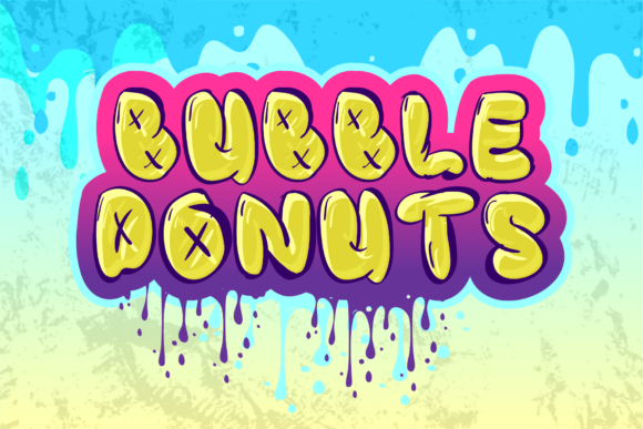 Bubble Donuts: The Fun Display Font That Boosts Small Business Branding