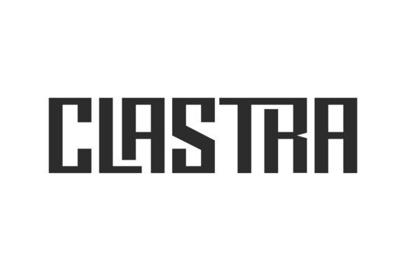 Clastra: A Robotic Font for Bold Branding