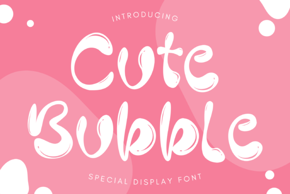 Cute Bubble: The Playful Typeface That Elevates Small Business Branding