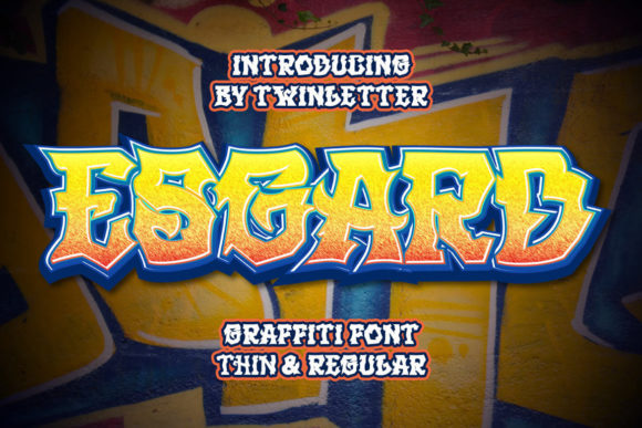 Esgard: A Graffiti Typeface for Bold Editorial Design