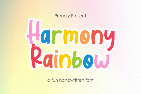 Harmony Rainbow: The Handwritten Display Font for Authentic Branding