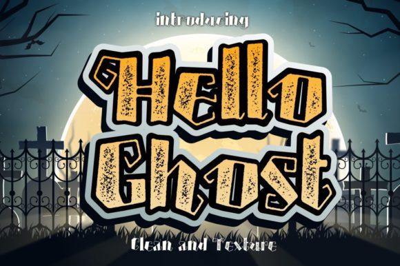 Hello Ghost: A Spooky Display Font for Editorial Design