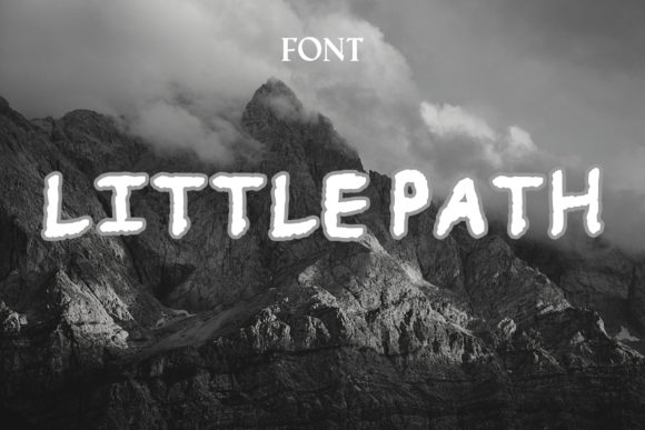 Little Path: A Chilling Display Font for Editorial Design