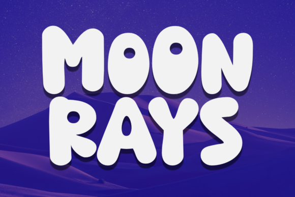 Moon Rays: A Display Typeface for Editorial Storytelling
