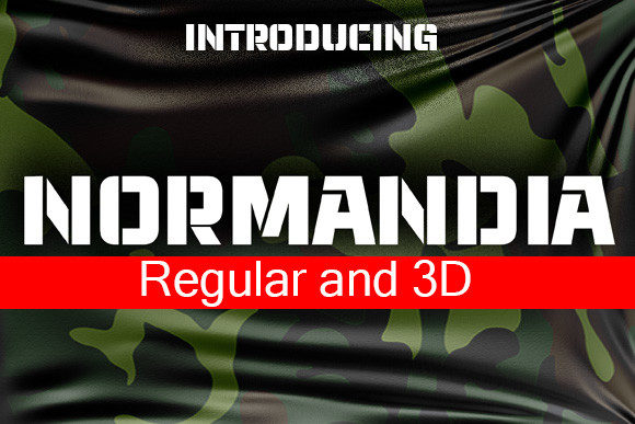 Normandia: A 3D Display Font That Elevates Branding