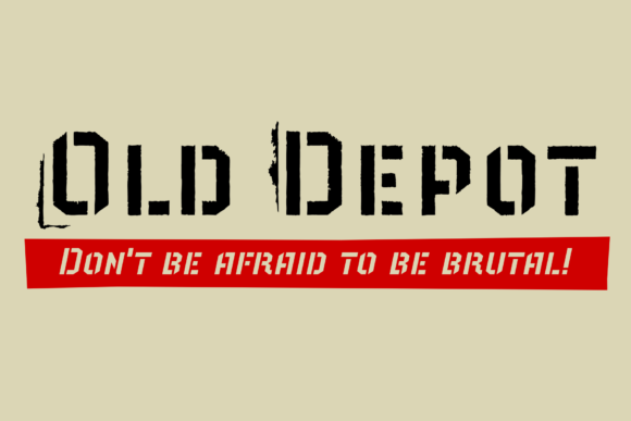 Old Depot: A Bold Display Font for Distinct Brand Identities