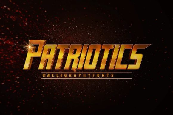 Patriotics: The Bold Display Typeface for Modern Editorial Design