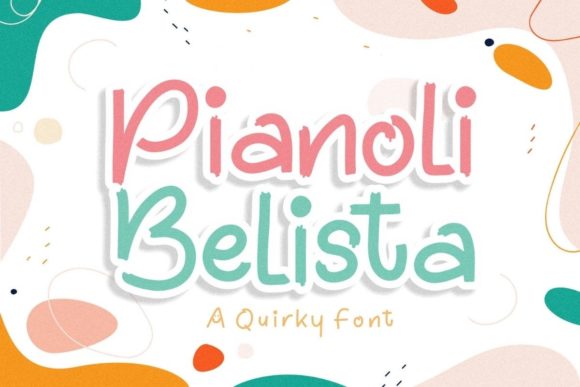 Pianoli Belista: The Quirky Display Typeface for Modern Web Design