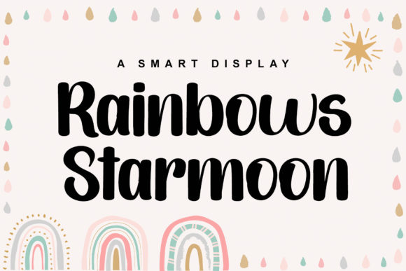 Rainbows Starmoon Font for Modern Web Design