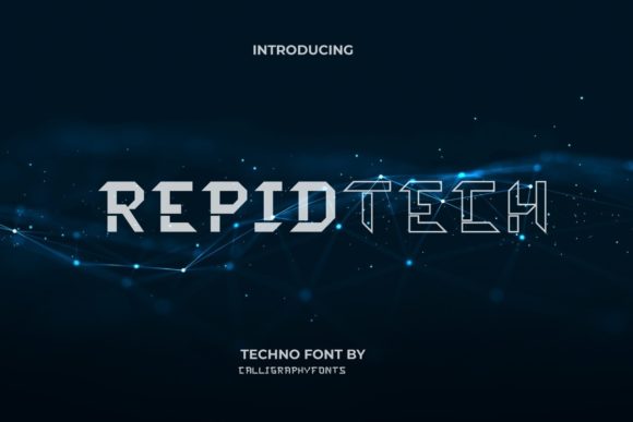 Rapidtech: A Modern Display Font for Editorial Design