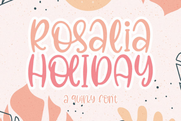 Rosalia Holiday: A Premium Display Typeface for Campaign Design