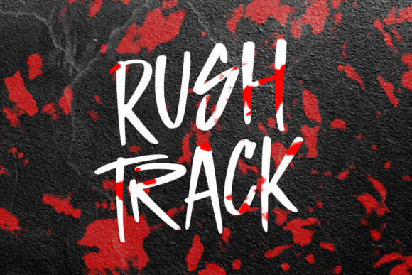 Rush Track: A Street-Style Font for Bold Campaigns