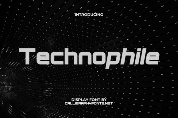 Technophile: The Bold Display Font for High-Impact Campaigns