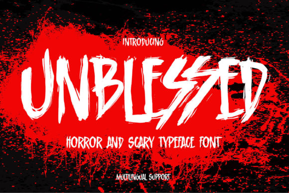 Unblessed Font for Dark and Dramatic Branding