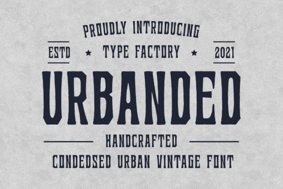 Urbanded: The Bold Display Typeface That Elevates Campaign Visuals