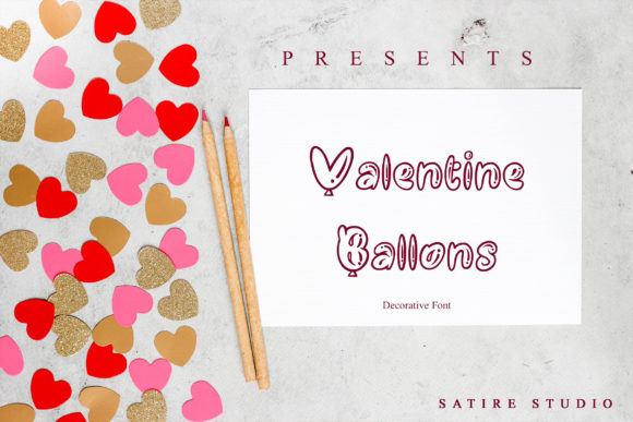 Valentine Ballons: The Display Font That Elevates Your Brand Identity